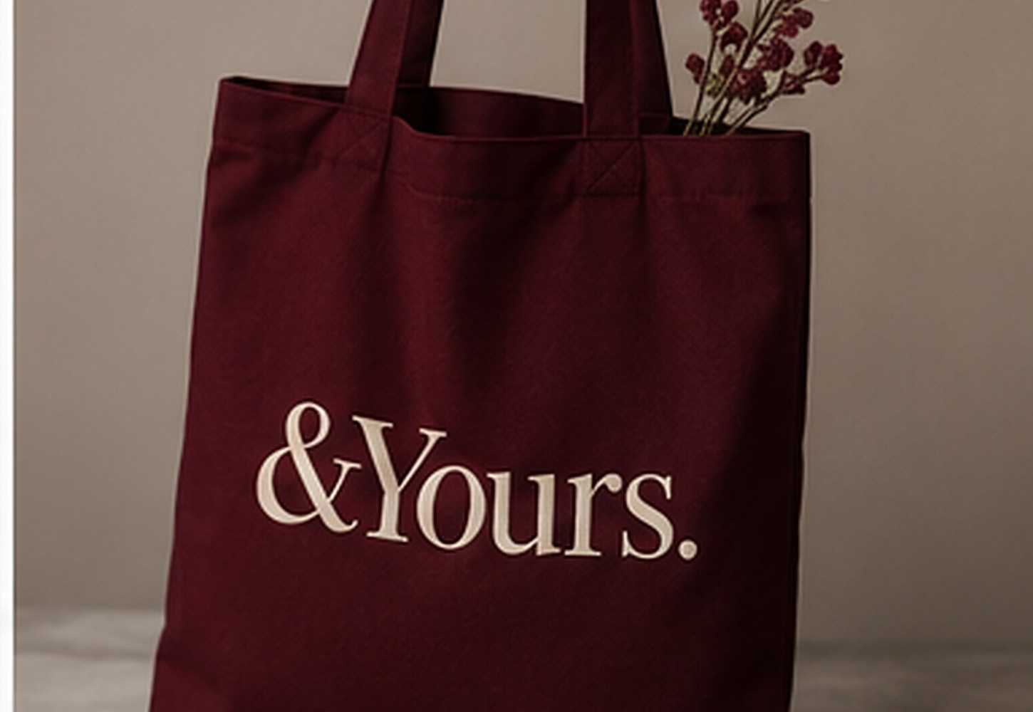 Personalised tote for a brand activation